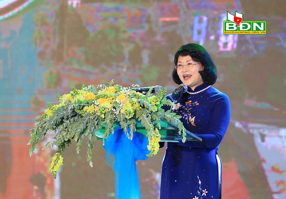 Mrs. Dang Thi Ngoc Thinh, Vice President, hoped Gia Nghia would become a smart, comprehensive and developed city in the future