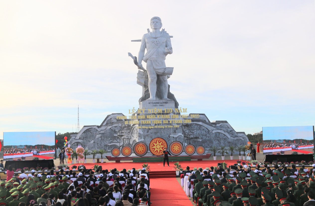 Celebrating 110 years of N'Trang Long uprising movement (1912-2022) and inaugurating N'Trang Long Monument